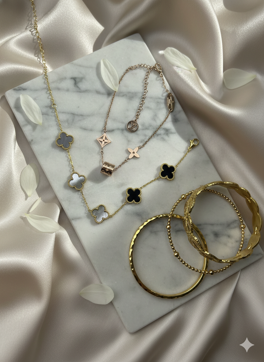 A delicate bracelet designed to rest comfortably on the wrist. Its clean, elegant look adds a subtle touch of sophistication and pairs easily with other jewelry.