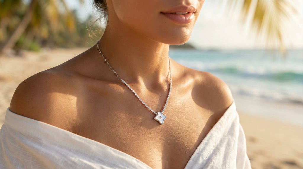 Star Diamond Pendant Necklace