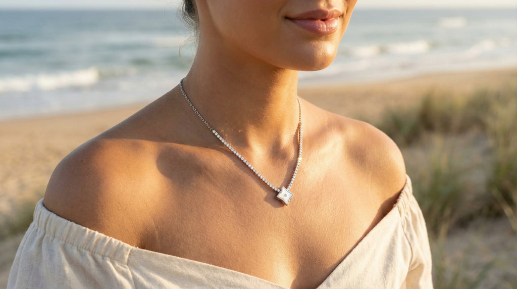 Star Diamond Pendant Necklace