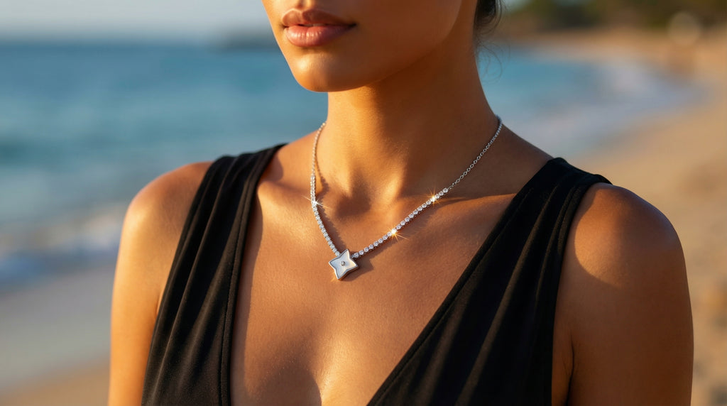 Star Diamond Pendant Necklace