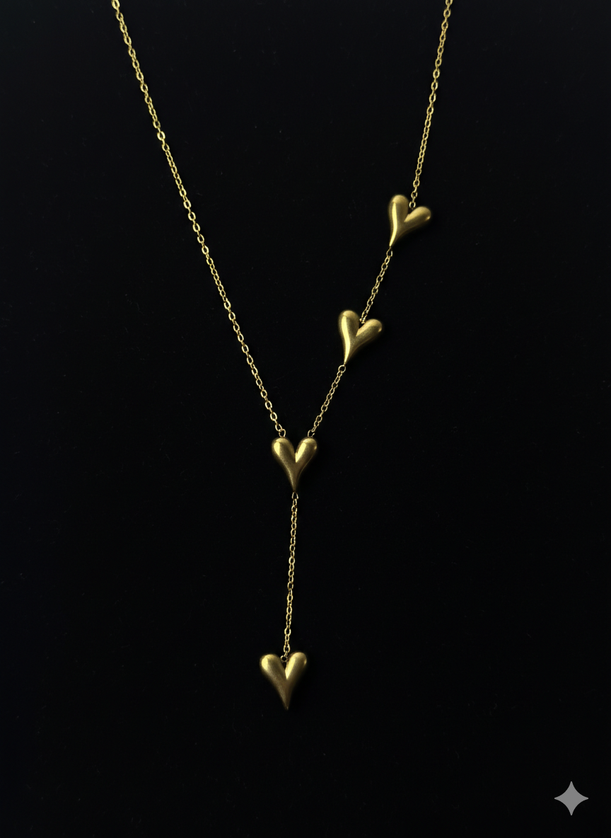 Hearts Pendant Necklace