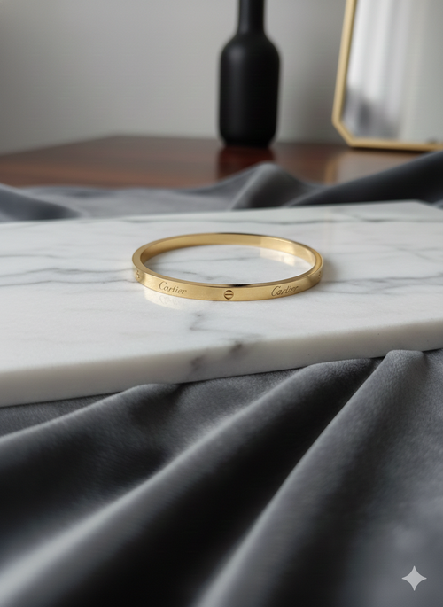 Branded Band Bracelet (Cartier )