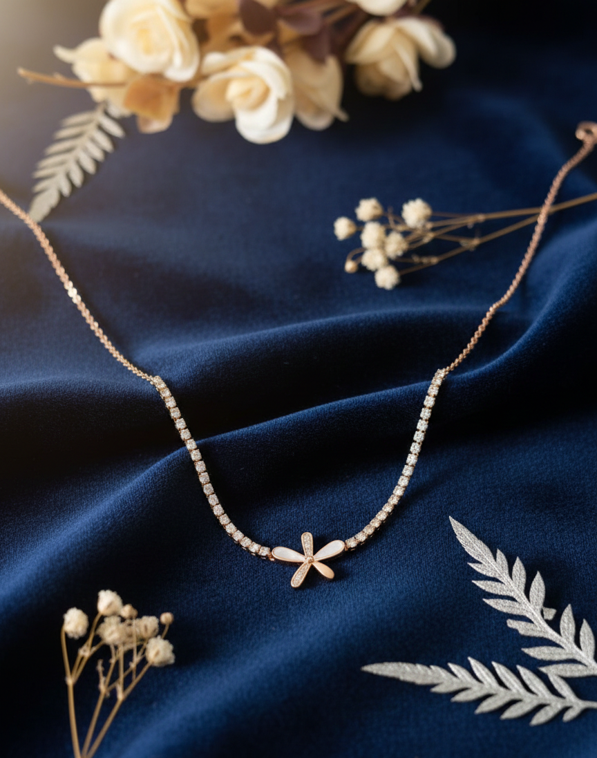 Festive gift box for her love combo with jewellery and chocolate