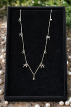 Bow Charm Pendant Necklace - ZOMARA