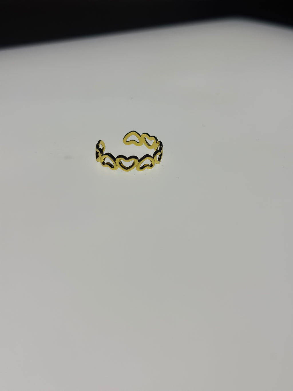 Gold Hearts Ring