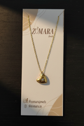 Gold Heart Pendant Necklace