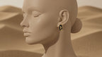 Earrings : Floral Stud for Women - Enamel Petal Design ₹249