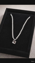 Pearl Heart Pendant Necklace