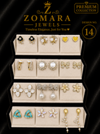 12-Pair Elegant Statement Earring Set for Women