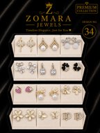 Mystery Earring Box – 12 Pairs Surprise Stud Earrings Gift Set for Women & Girls