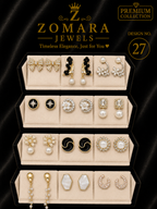 12-Pair Elegant Statement Earring Set for Women