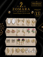 12-Pair Elegant Statement Earring Set for Women