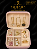 Mini Jewellery Travel Case – 10 Pc Jewelry Set | Rakhi Gift for Sister