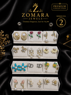 Mystery Earring Box – 12 Pairs Surprise Stud Earrings Gift Set for Women & Girls
