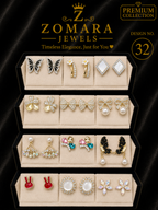 12-Pair Elegant Statement Earring Set for Women