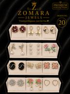 12-Pair Elegant Statement Earring Set for Women