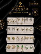 Mystery Earring Box – 12 Pairs Surprise Stud Earrings Gift Set for Women & Girls