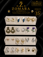 Mystery Earring Box – 12 Pairs Surprise Stud Earrings Gift Set for Women & Girls